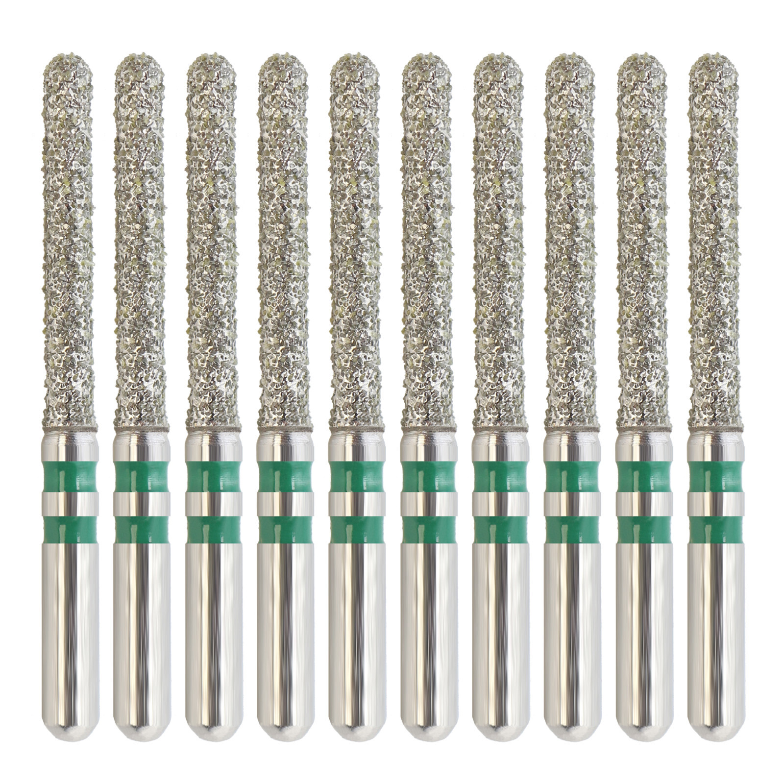 Zirconia Diamond Burs Dental Adjustment FG Round End Taper Cylinder Football