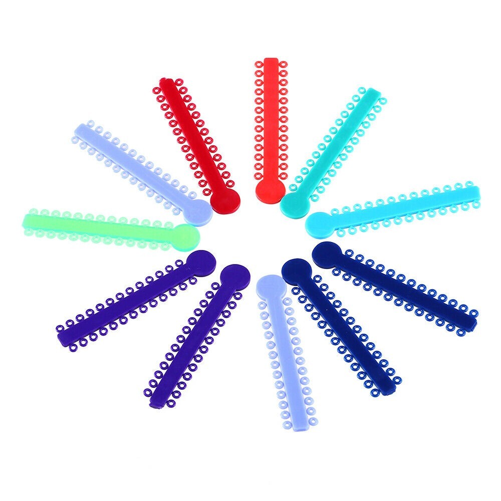 Orthodontic KIT Include Brackets Elastomeric Ligature Ties and 10 bag of Wires