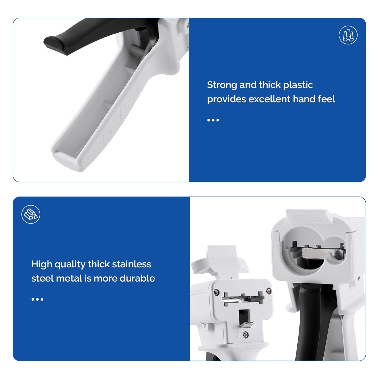 Dental Impression Materials Mixing Dispensing Dispenser Gun 10:1 1:1 / 2:1 50ml
