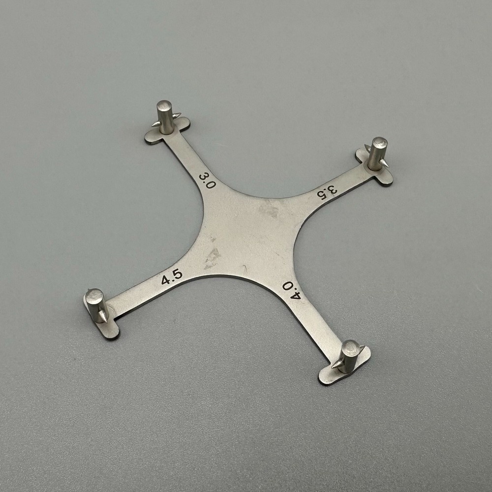 Dental Orthodontic Brackets Position Gauge Bracket Positioner Star Type 3sizes