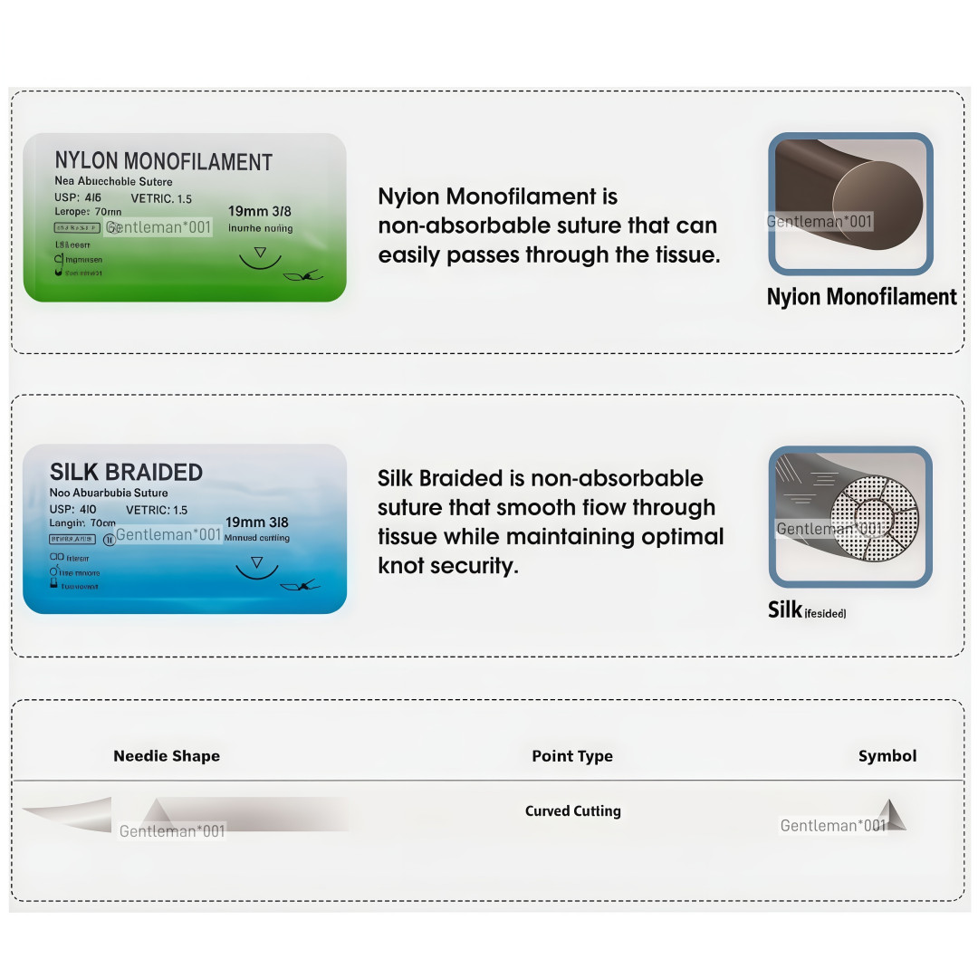 Dental Reverse Surg Study Practice Braided Reverse clean Train Test