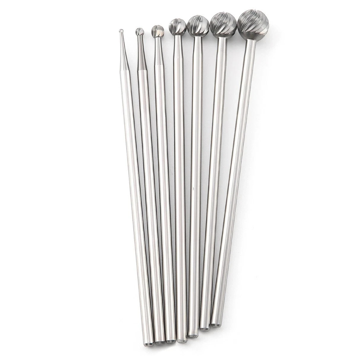 7Size Dental Surgical HP 70mm Carbide Burs for 1:2 Osteotomy Low Speed Handpiece