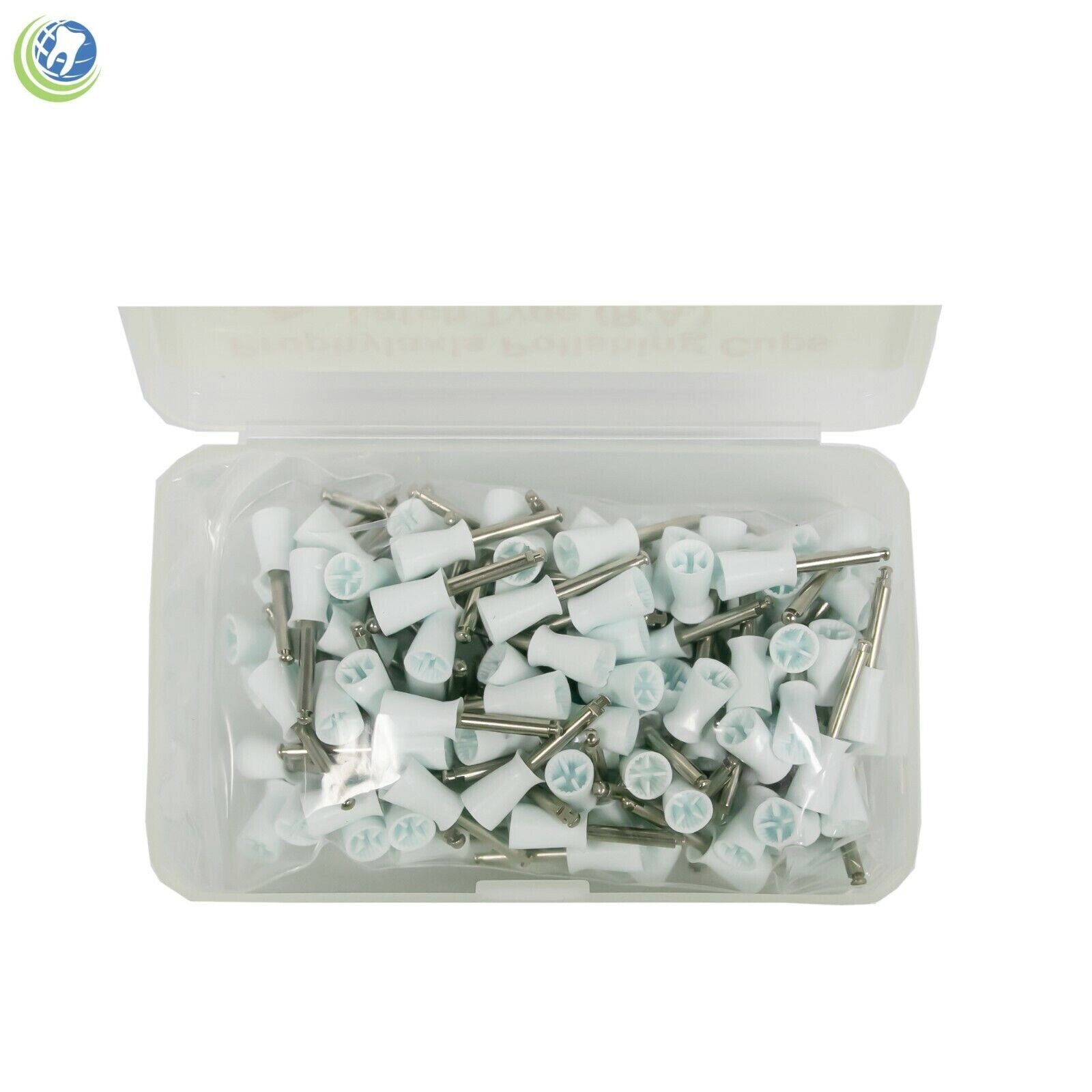 Dental TPC Polishing Prophylaxis Cups Latch Type TPC Webbed Silicone 144pcs/box