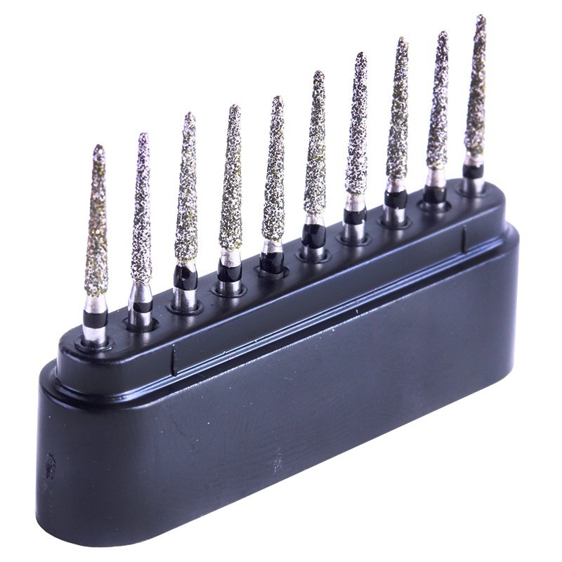 100pcs Dental Super Coarse Diamond FG Burs TR-12S for High Speed Handpiece
