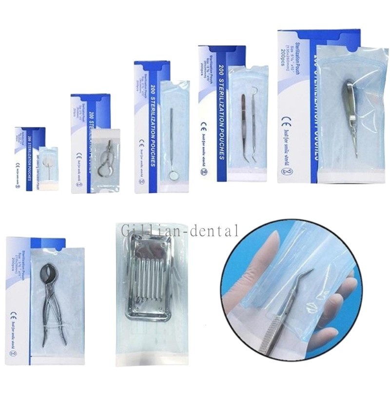 Self Sealing Sterilization Pouches Dental Medical Self Seal Pouch Bag Sterile