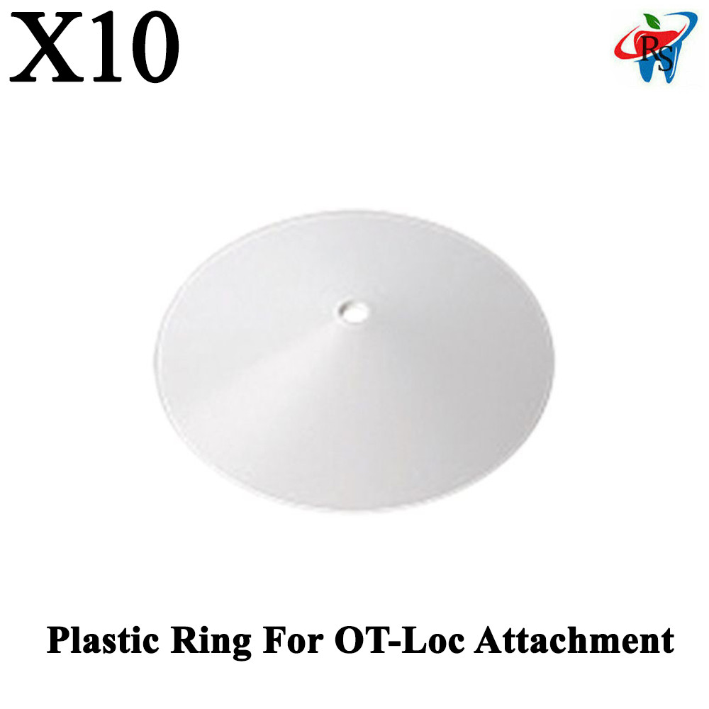 10pcs Dental Isolate Silicone Ring OT Loc For Ball Attachment Disc Implant