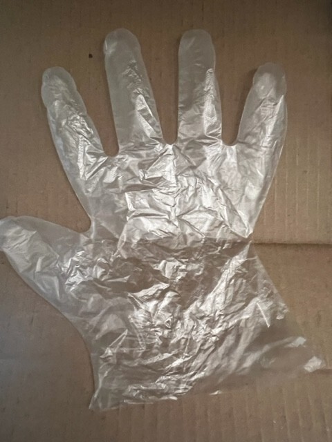 BRAND NEW SET OF 3 (300 Gloves) Essentials Disposable Gloves One Size Fits All