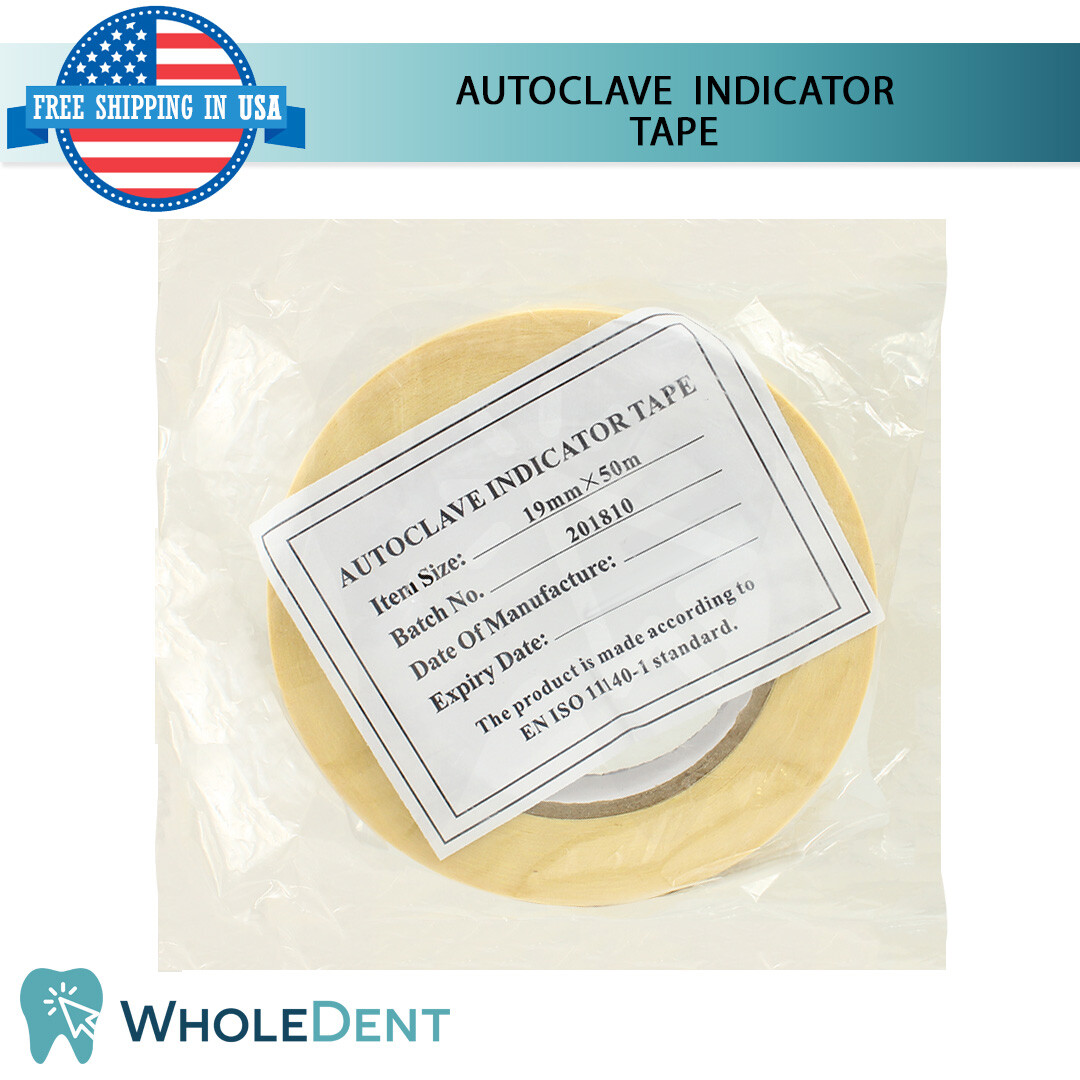 Autoclave Indicator Tape Sterilization Dental Adhesive Defend 19mmx50m Steam