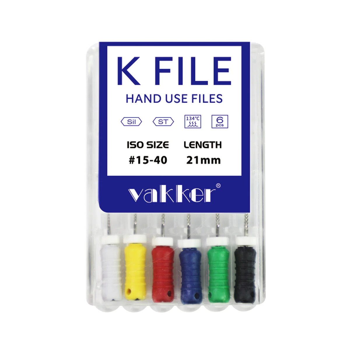 Endodontics 21/25/31mm Hand use K-Files Stainless Steel By Vakker