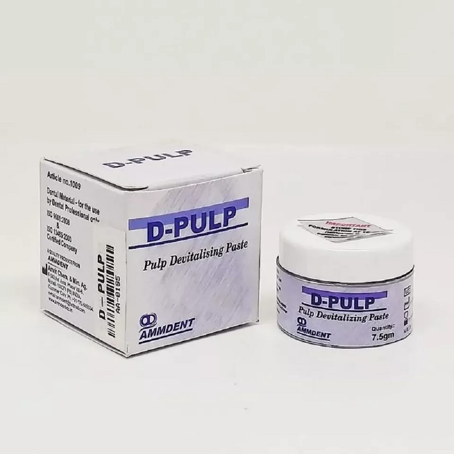 Ammdent D-Pulp Dental Devitalizer Paste Jar of 7.5gm Free Shipping