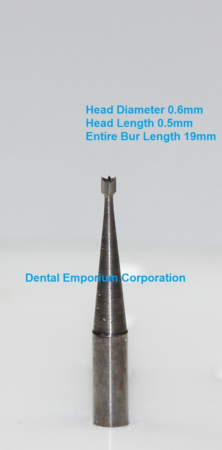 Dental Carbide Burs FG #33 1/2 Inverted Cone for High Speed HP 100 Package