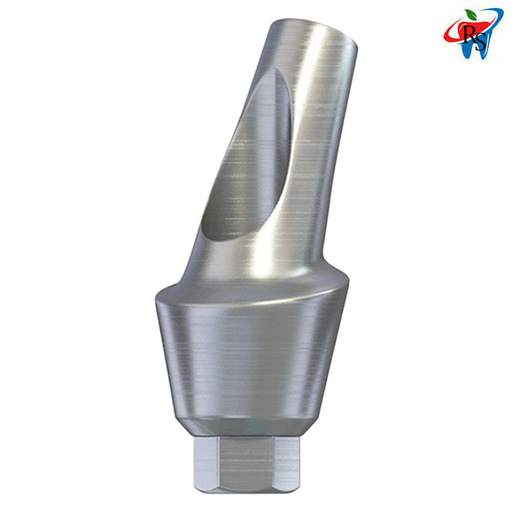 1x Dental Impl ant Anatomic Angulated 25° Abut ment Internal Hex 2.42mm Screw