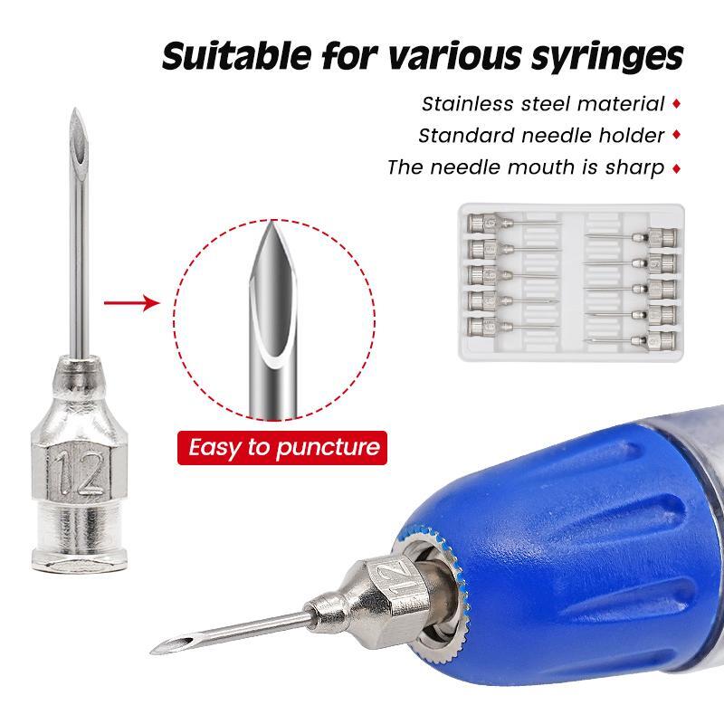 10 Pcs Stainless Steel Tips Replacement Component Options for All Animals Needs