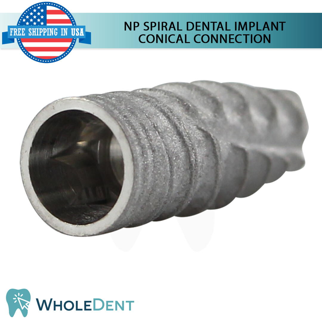 X1 Narrow Platform Spiral Conical Connection Hex 2.25mm Dental Titanium Sterile