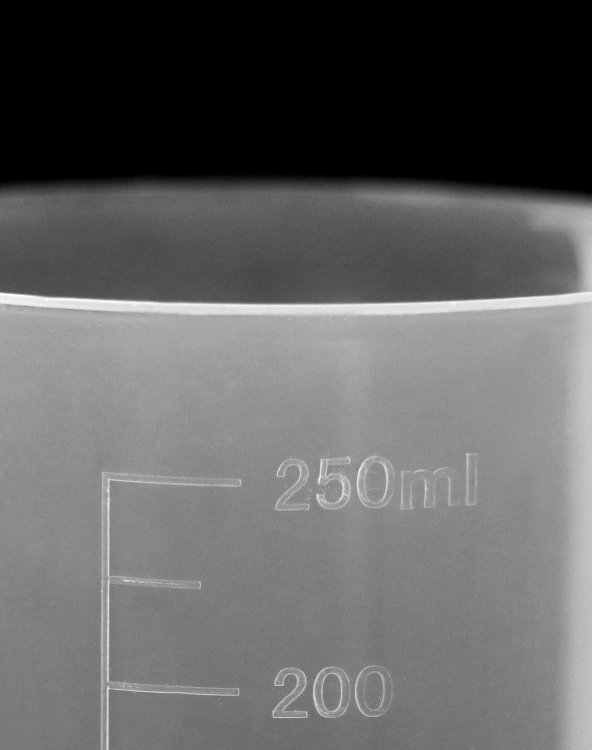 12pc 250ml Plastic Lab Beakers Polypropylene Autoclavable Raised Grads Spout Kit