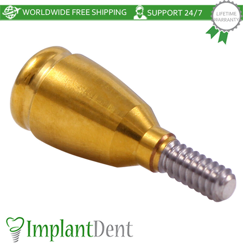 2x Slim Platform Loc In Attach ment Standard Silicone Set Dental Fixture Hex Lab