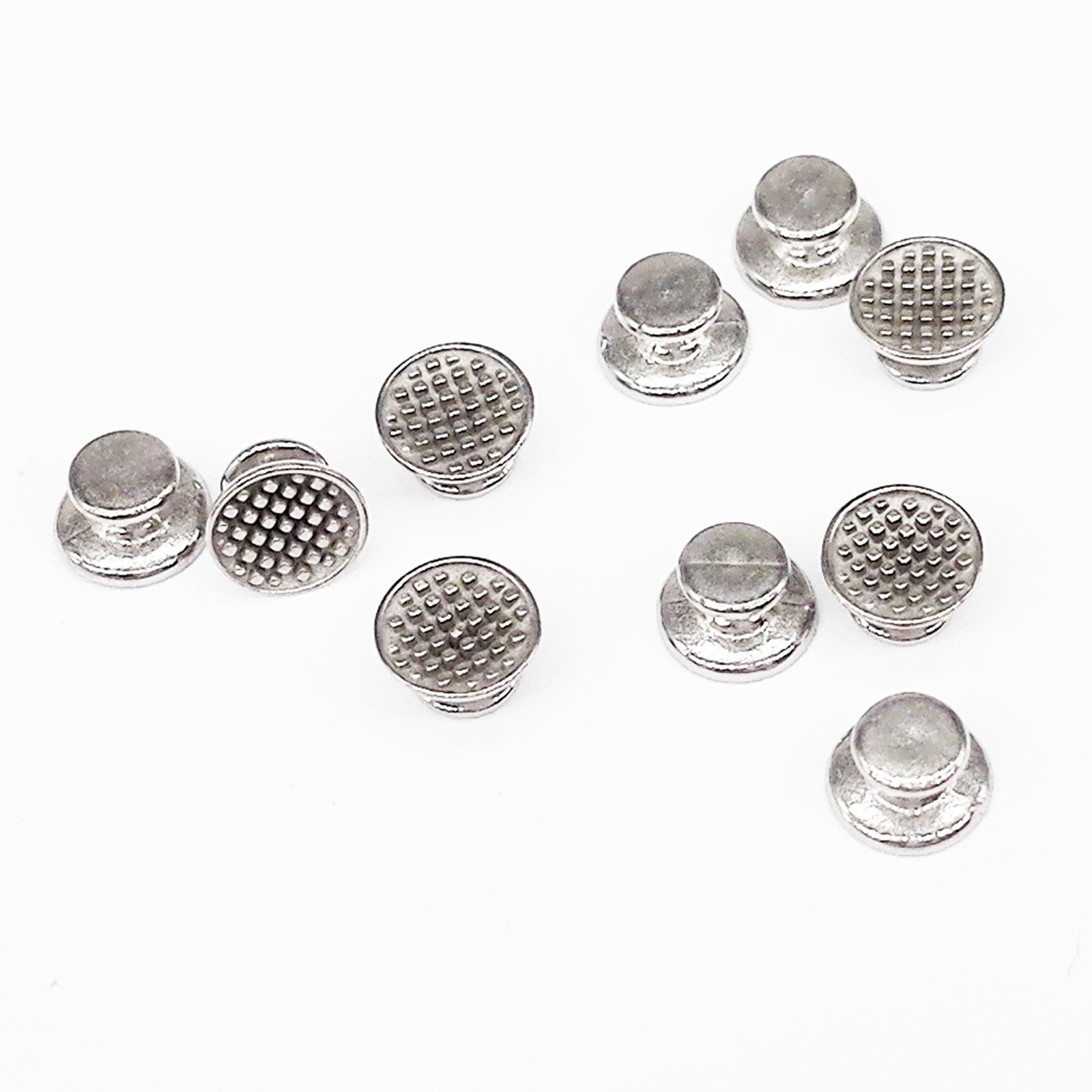 MacDent Dental Orthodontic Round Lingual Button Bondable Type 10Pcs/Kit