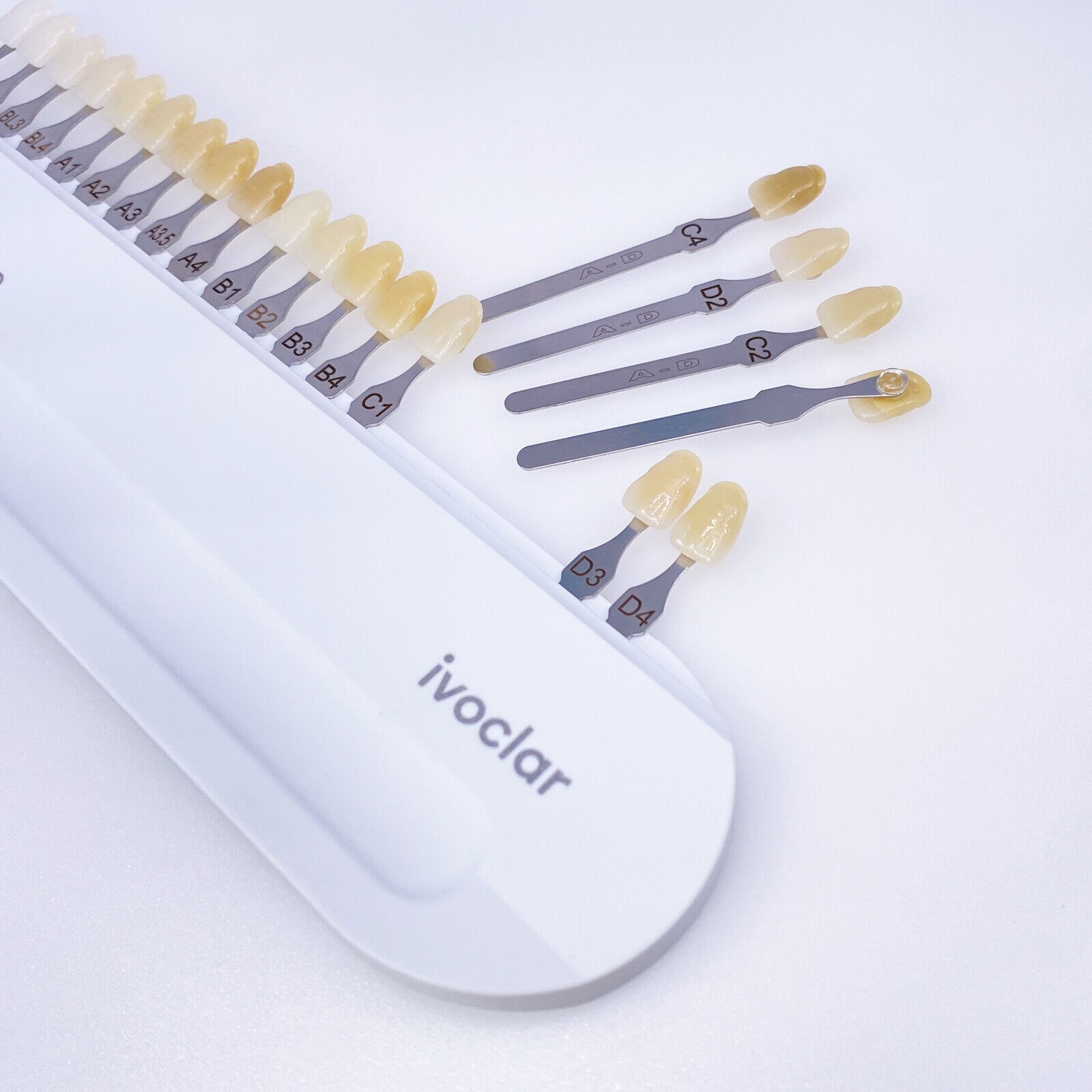lvoclar Type Dental Teeth Shade Guide A-D 20 color Porcelain ND1-9 Abutment