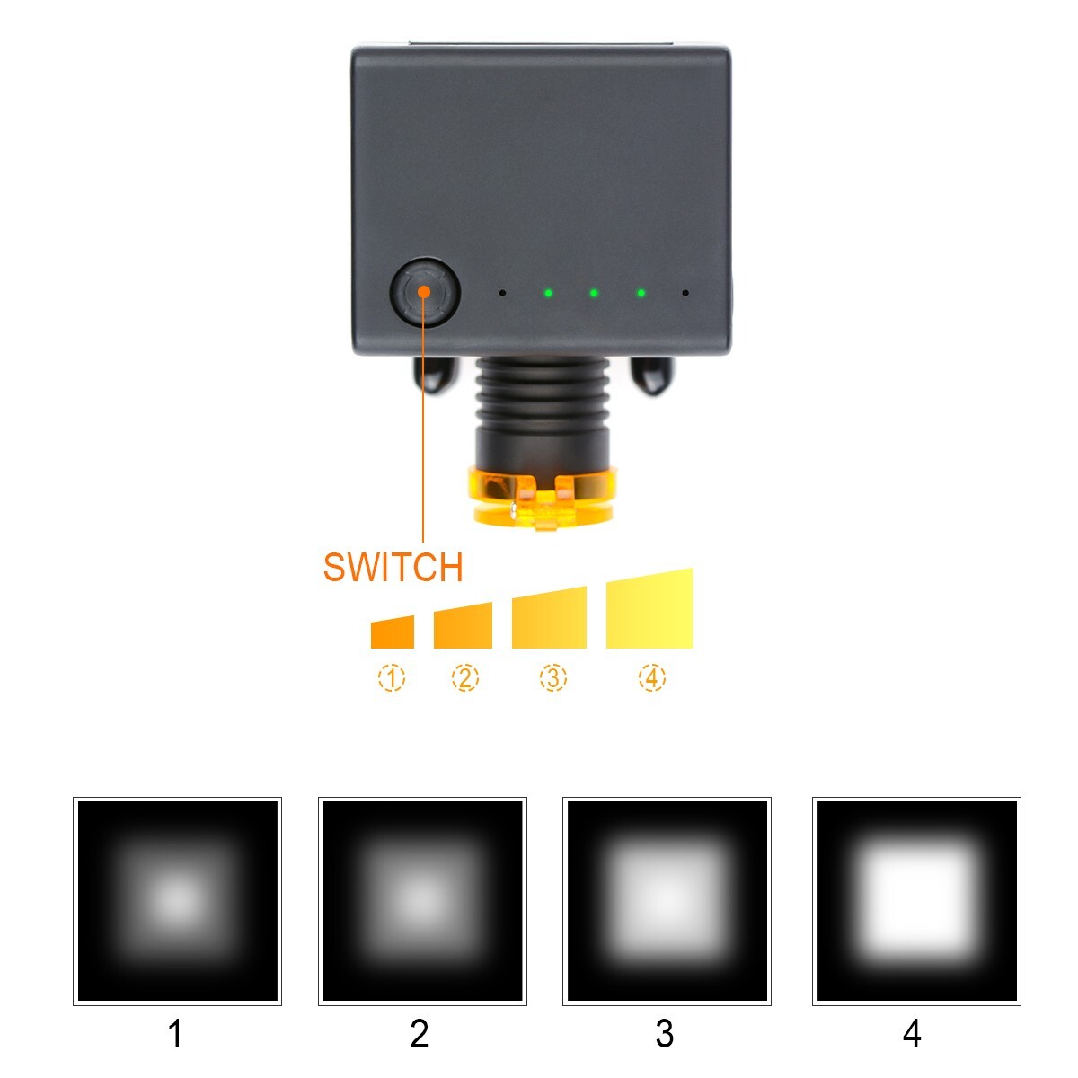 3W Wireless Dental LED Headlight with Optical Filter Dental Loupe Light US
