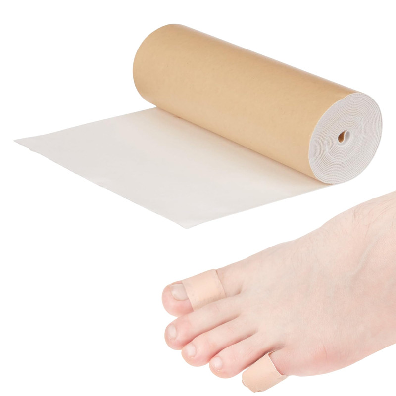 Rolyan Moleskin Roll 9 X 4 Yards Latex Padding Paper Backed Adhesive Cut To Fit