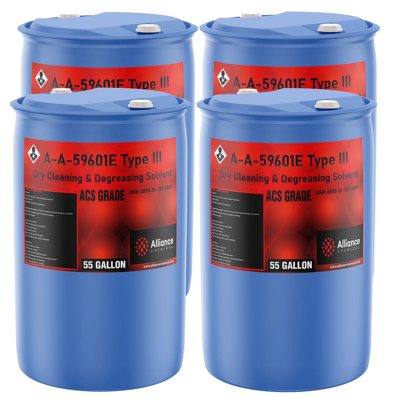 A-A-59601E Type III ACS Grade – 4 x 55 Gallon Drums