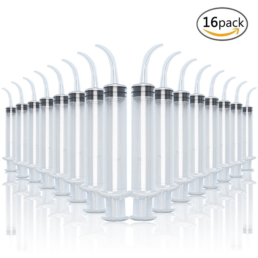 12cc Disposable Dental Curve Tip Syringe – Pack of 16