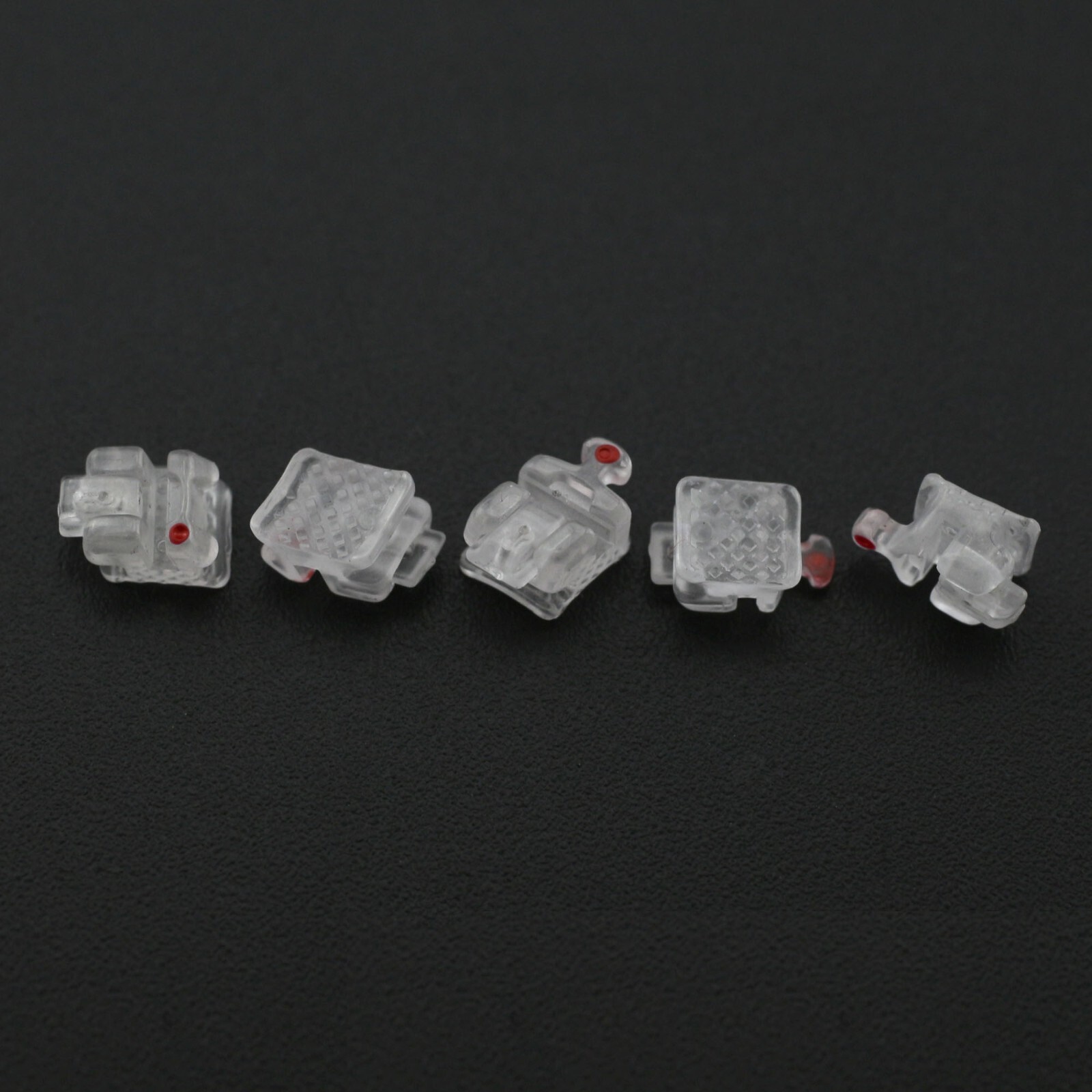 Orthodontic Self Ligating Brackets Damon Sapphire Clear Braces MBT Roth 022 5-5