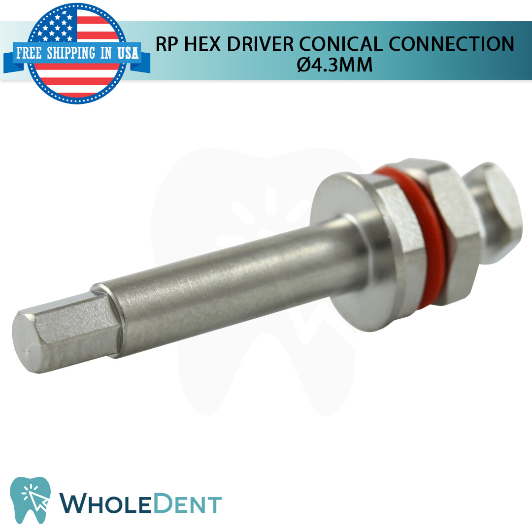 2x RP Conical Connection Hex Driver 2.65mm For Dentists Dental Im plant Abutment