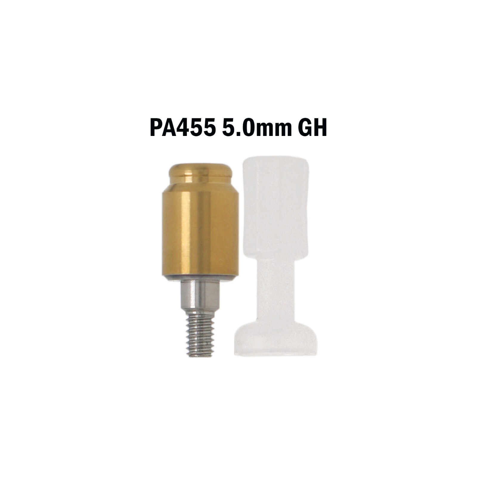 Dental Zimmer MIS Adin PA Ø3.5/4.5mm Abutment & Overdenture Male Caps Removable