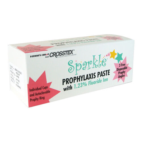Crosstex UPCA Sparkle Prophy Paste Cups Fluoride Assorted Coarse Grit 200/Pk