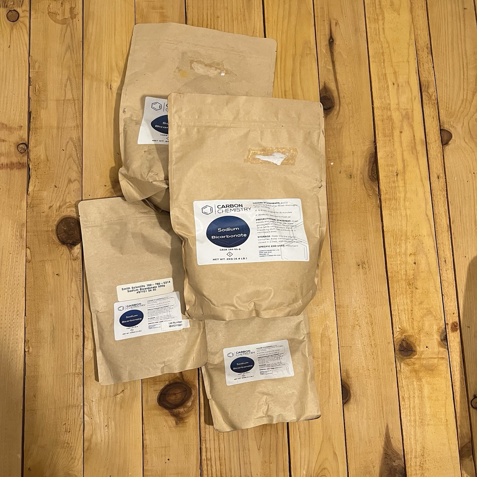 Carbon Chemistry Sodium Bicarbonate – Package Of 4