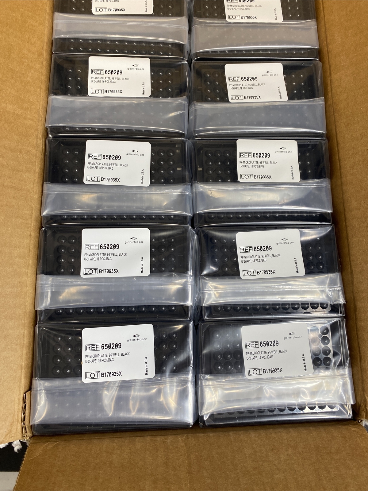 Greiner Bio-One Microplate 96 Well U Bottom Total of 100 Plates