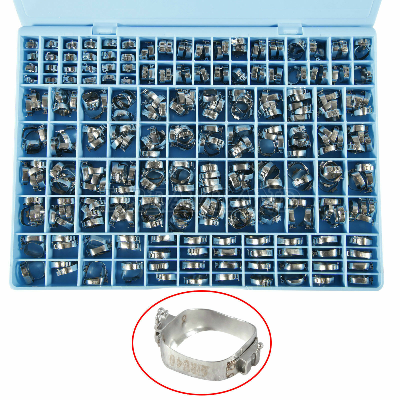 Orthodontic Bands 1st Molar Convertible MBT.022 Single Tube w/ Lingual Sheath PQ