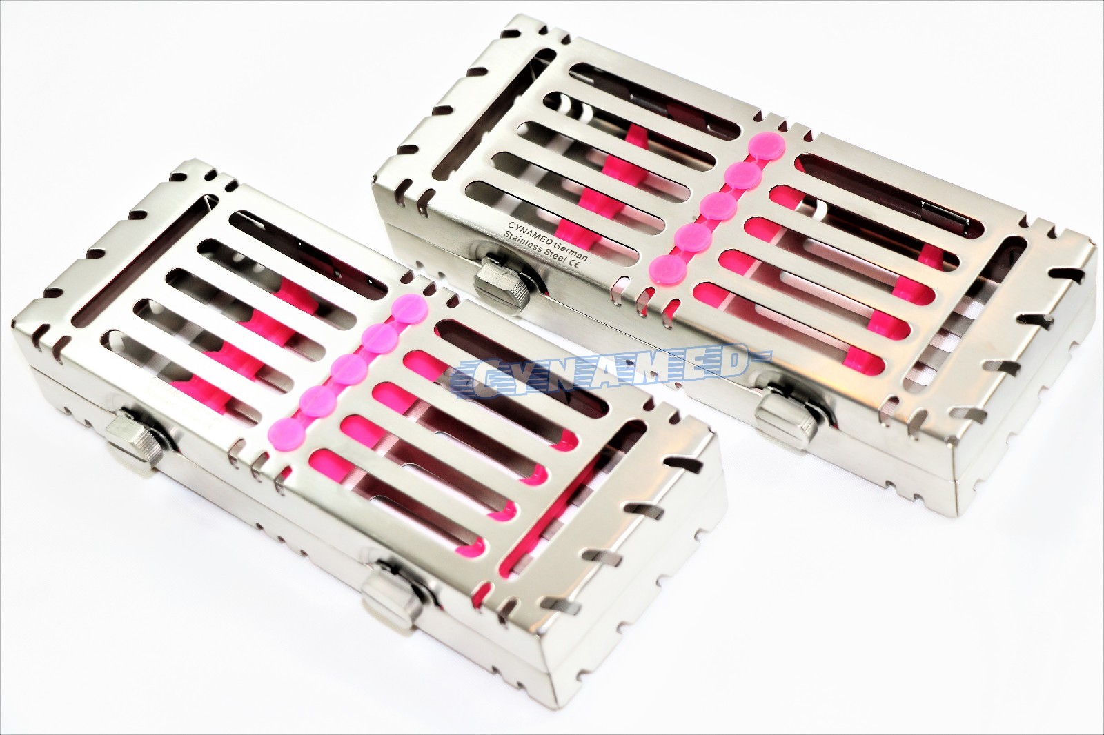 DETACHABLE STERILIZATION RACK DOUBLE BUTTON GERMAN GRADE FOR 5 INSTRUMENTS 2PCS