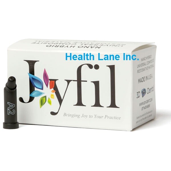 3D Dental JoyFil Nano-Hybrid Composite Compules Unidose All Shades 0.25gm Bx/20