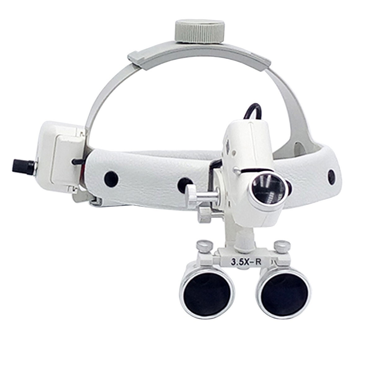 3.5X Medical Surgical Headlight 65000lux Dental Headband Binocular LED DY-106