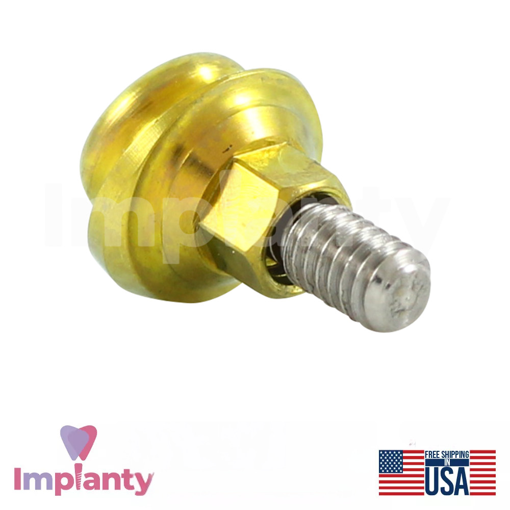 1x Dental Angulated 18° Lock Attachment Standard Set Titanium Int Hex 2.42mm