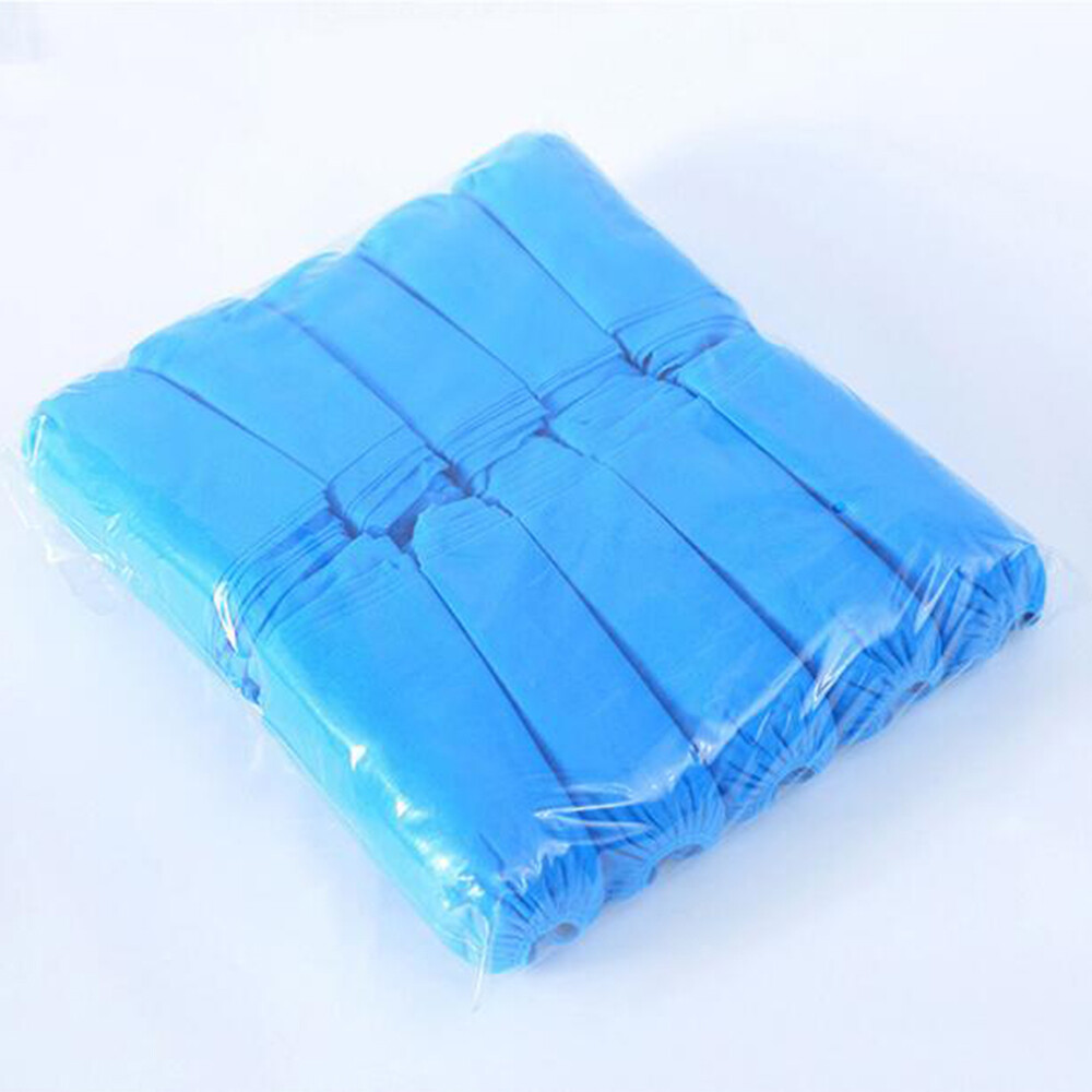 100pcs Disposable Non-woven Shoe Covers Medical Lab & Dental Supplies Dust Proof