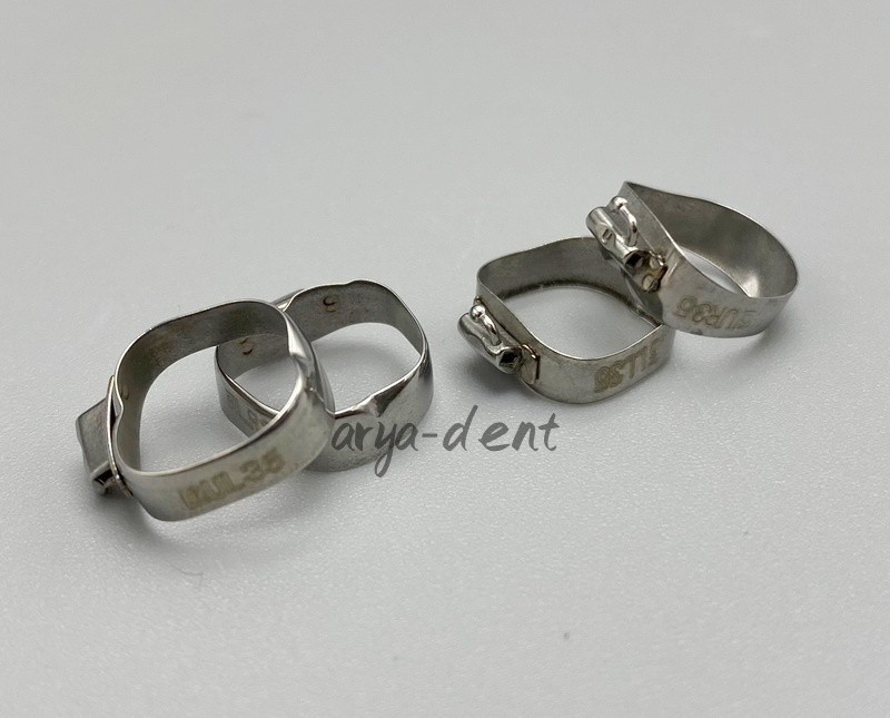 Dental Orthodontic 1st Plain Molar Bands Buccal Tubes Cleats Roth 022 #29-44+