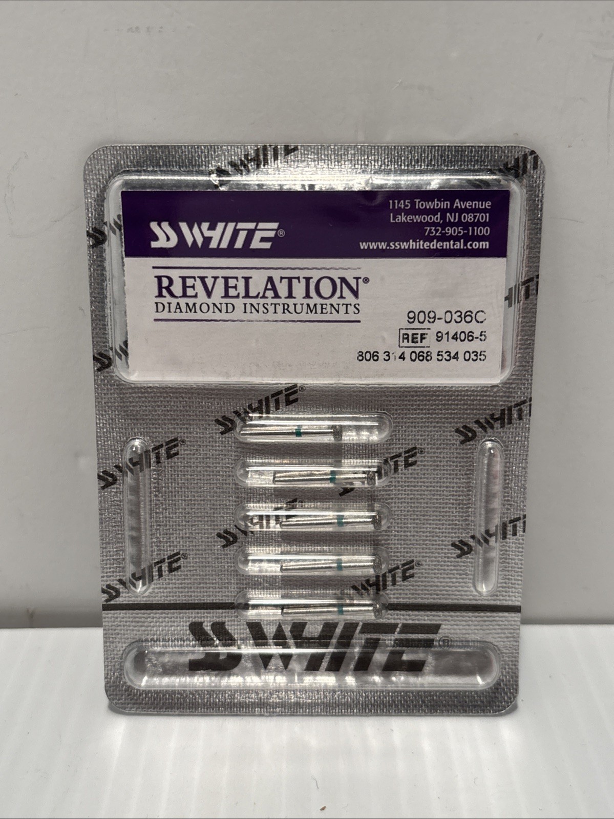 ss white revelation Diamond Instruments 91406-5 diamond burs
