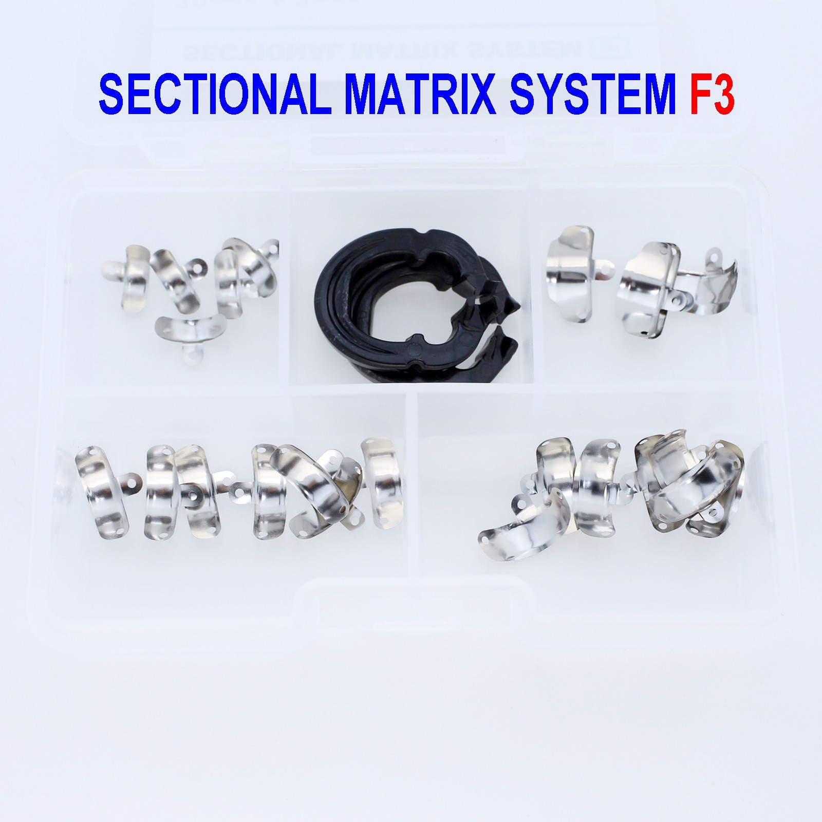 Dental Matrix Bands Ring Kit Sectional Matrice Clamp Garrison Palodent V3 System