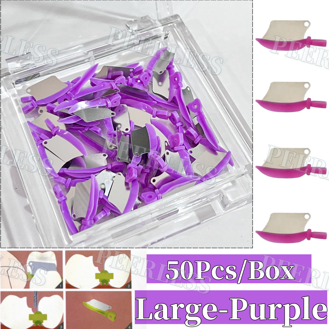Dental Matrix Fender Wedges Prep Interproximal Diastema Wedge Guard Large-Purple