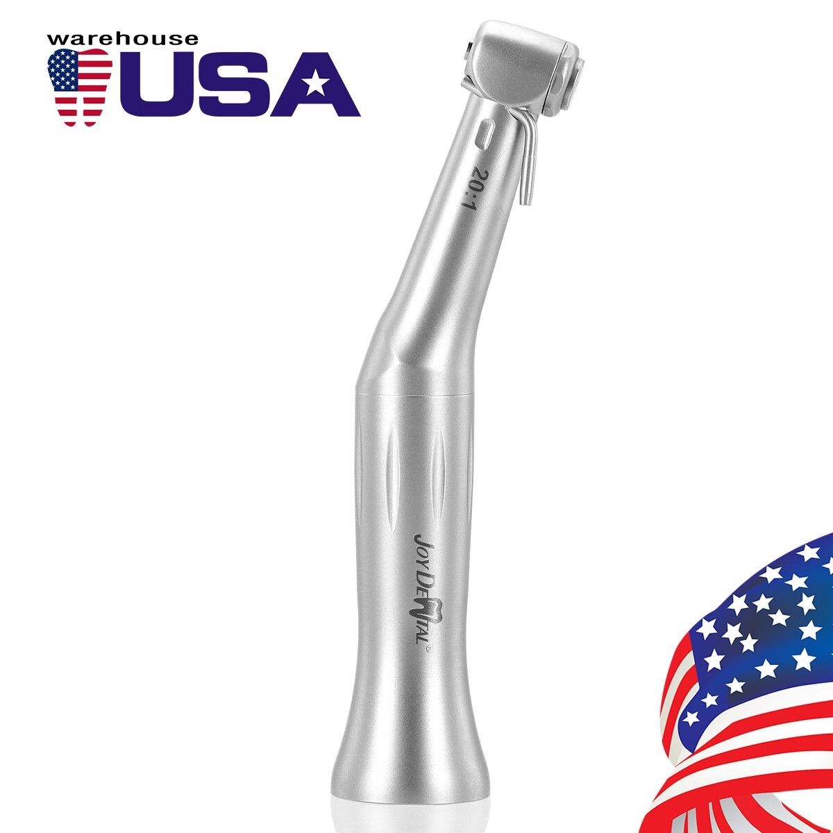 AZDENT Dental 20:1 Reduction Implant Low Speed Contra Angle Surgical Handpiece