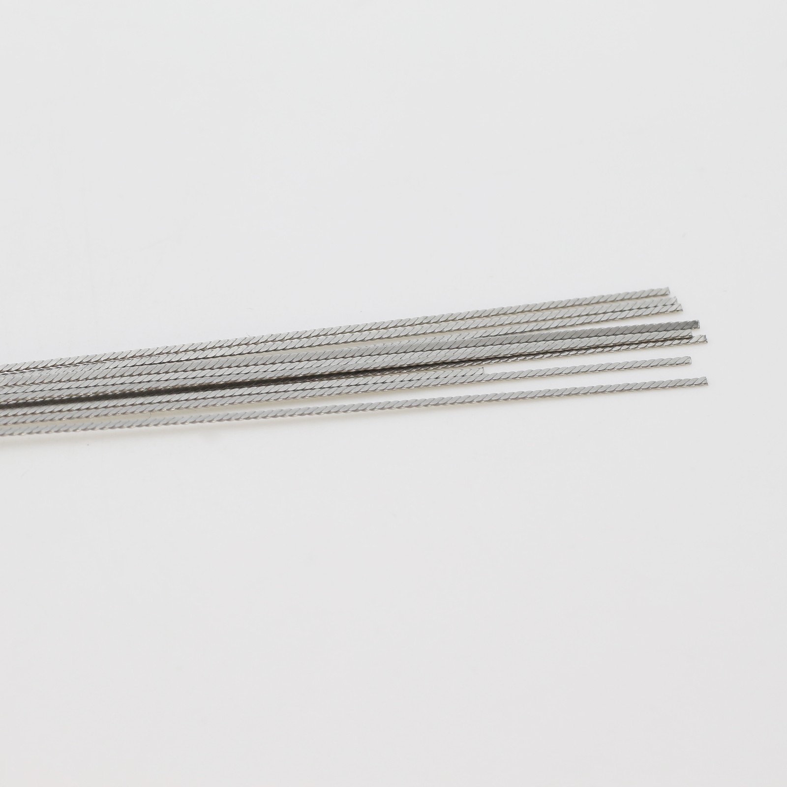 10pcs Orthodontic Flat Strand Lingual Retainer Wires 0.010 x 0.028 150mm Length