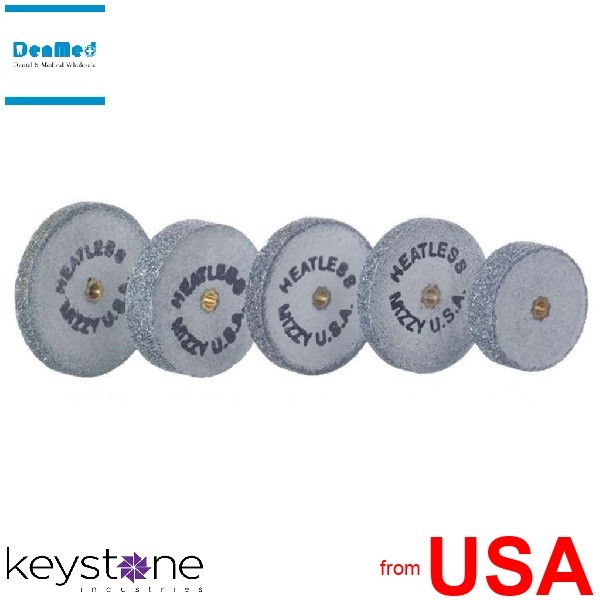 KEYSTONE Mizzy Heatless Wheels 5pk Regular Grit #5 1/8in ( 3.1mm ) x 7 400154