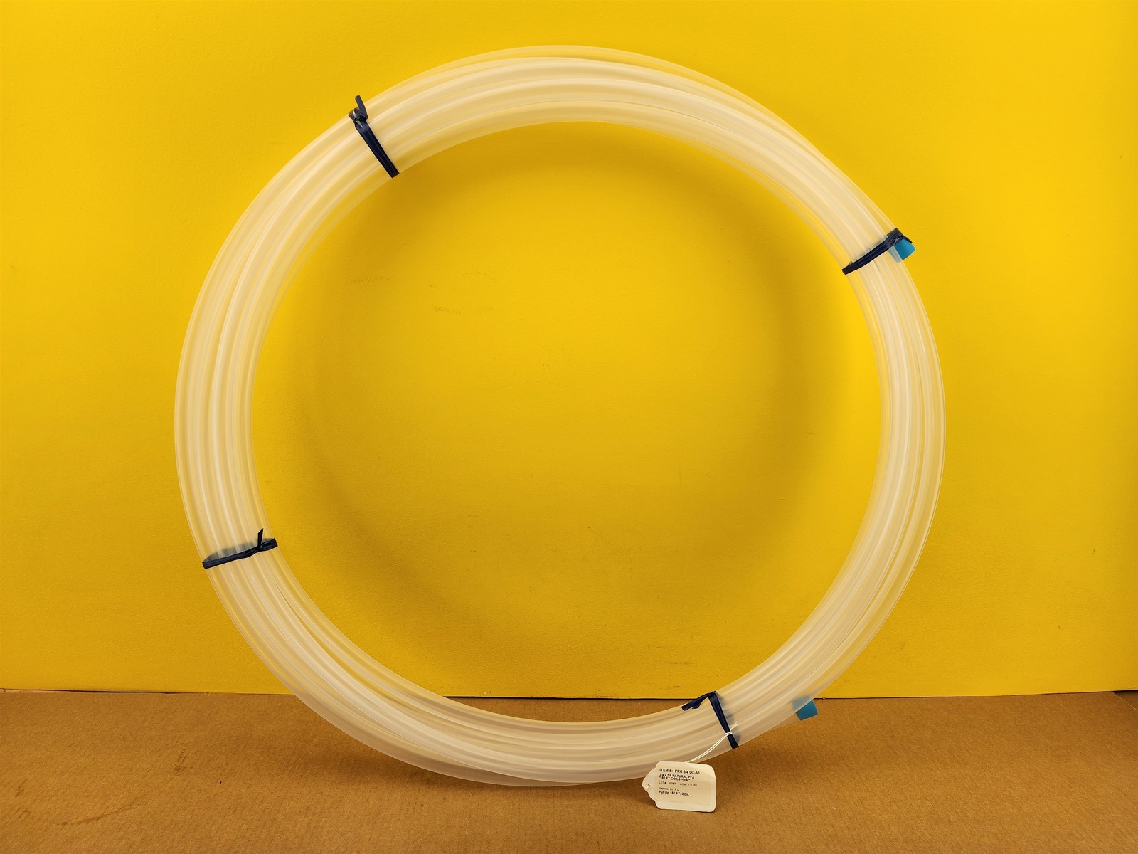 NEW Harrison Hose & Tubing S3939002 3/4″ x 7/8″ PFA Teflon Tubing, 50′ Coil
