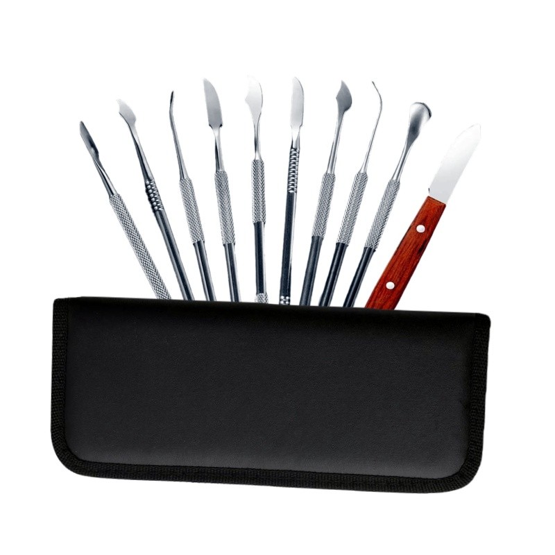 Dental Tool Set Spatulas Plaster Knife Practical Versatile Teeth Wax Carving Too