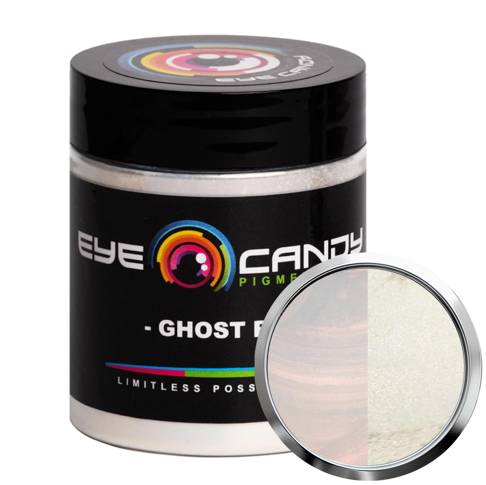 Eye Candy Premium Mica Powder Pigment 1.76 Ounce (Pack of 1), Ghost Red