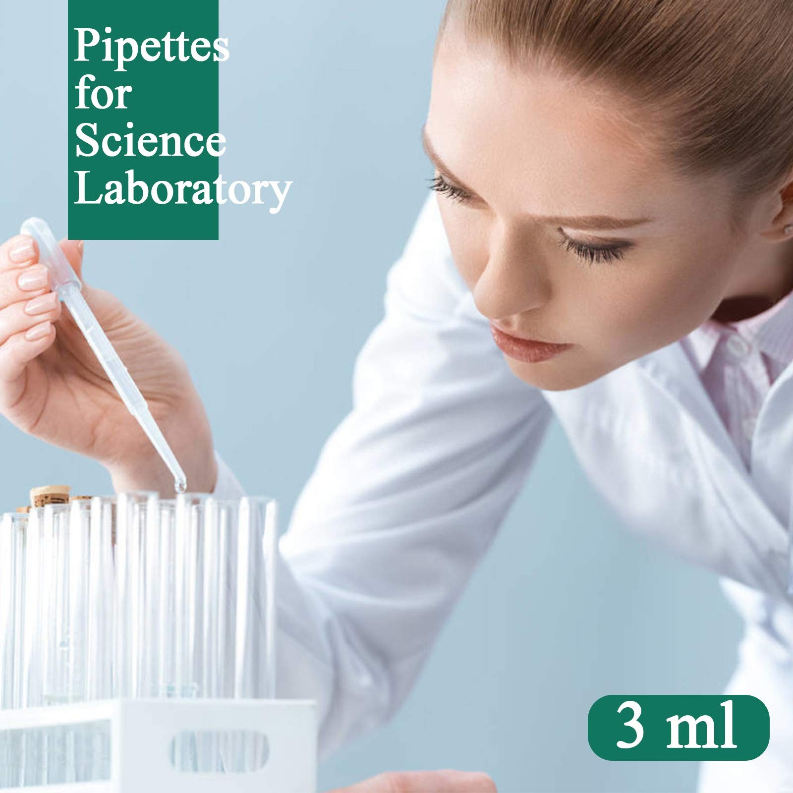 moveland 3ML Plastic Pipettes Disposable Eye Dropper Pipettes, Premium Gradu…