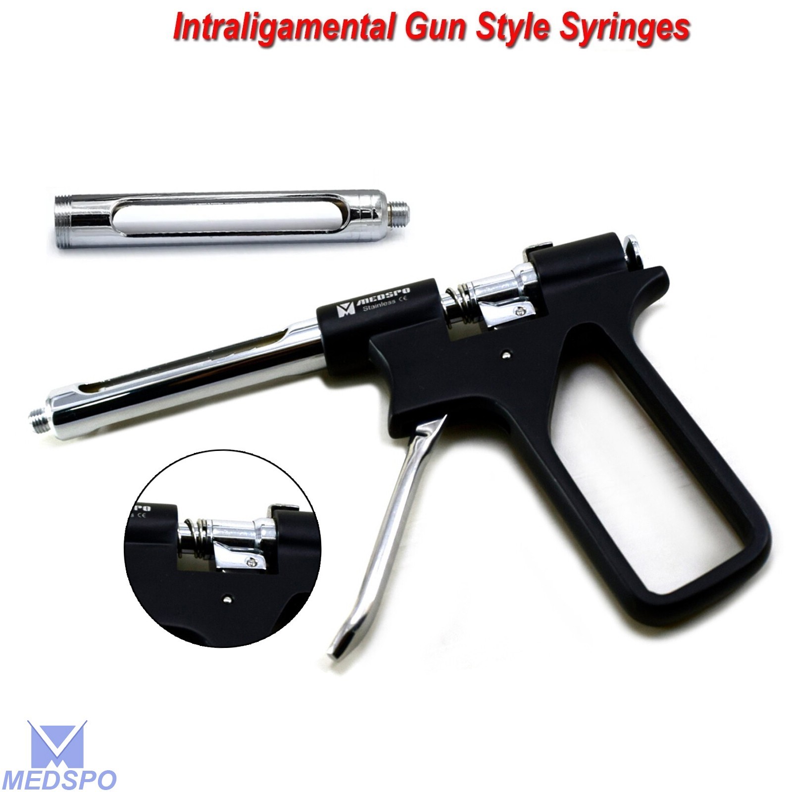 Dental Anesthetic Syringe Intraligamental Gun 1.8ML Injection Dentistry Tools